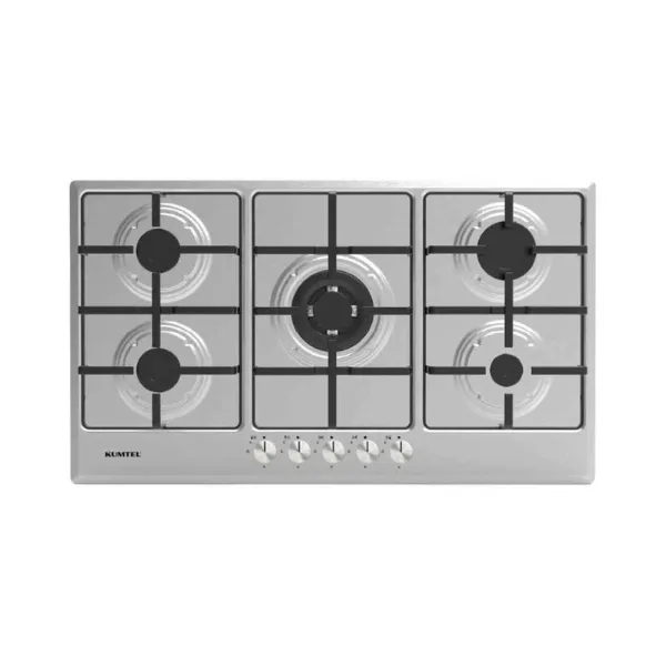 بوتاجاز مسطح غاز 5 شعلة كوميتل مقاس 60*90 سم شبك ثقيل استيل تركي - 362-10-M9-50BTF