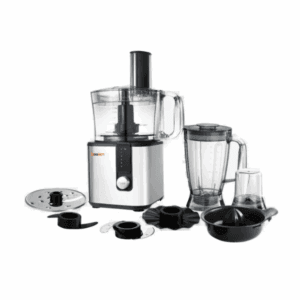 محضر طعام كولين سعة 1.8 لتر خمس سرعات 750 واط اسود فضي - 801102004