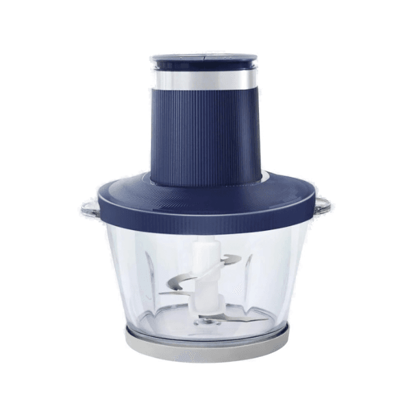 قطاعة خضار كولين سعة 2 لتر زجاجي طبقتين شفرات ستانلس ستيل 350 واط ازرق - 801109003