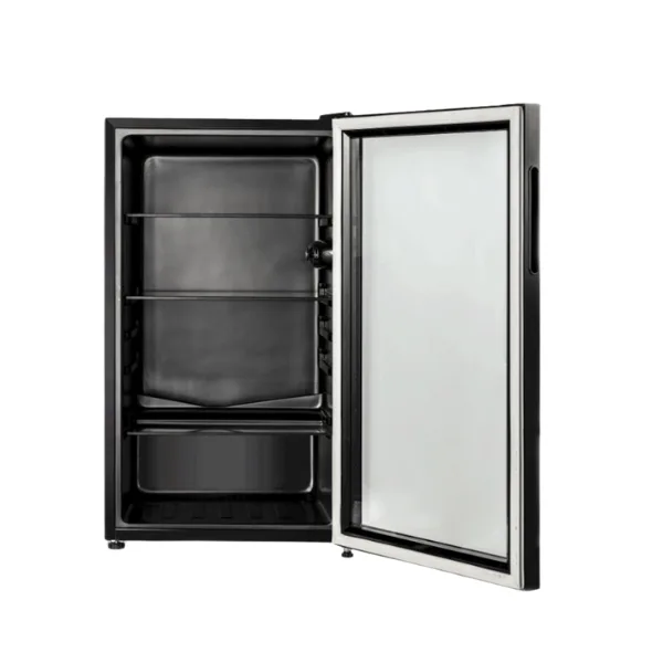 مشروبات متنوعة معروضة بأناقة داخل ثلاجة عرض كولن، من أهم الادوات المنزلية للمقاهي والمكاتب