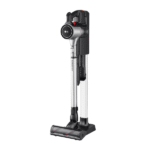 مكنسه ال جي ™LG CordZero الكهربائية اليدوية اللاسلكية مع تقنية ™Kompressor قوة تنظيف استثنائية وميزات ذكية فضي - A9K-CORE