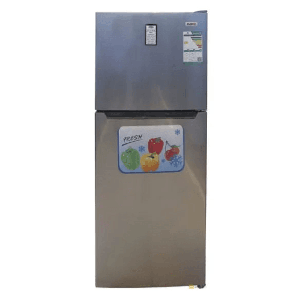 ثلاجة 12 قدم بيسك بابين 348 لتر تبريد بخار استيل - BRD-480MLN SS