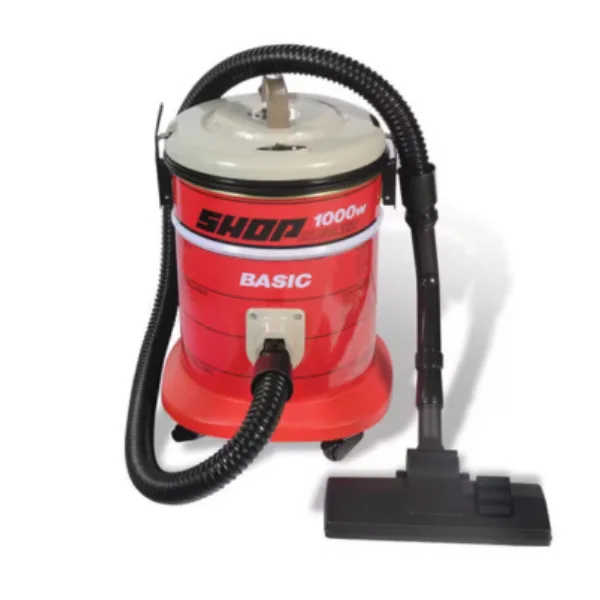 مكنسة برميل بيسك 10 لتر 1000 وات أحمر قوة شفط عالية لإزالة الغبار - BSC-510A(B)