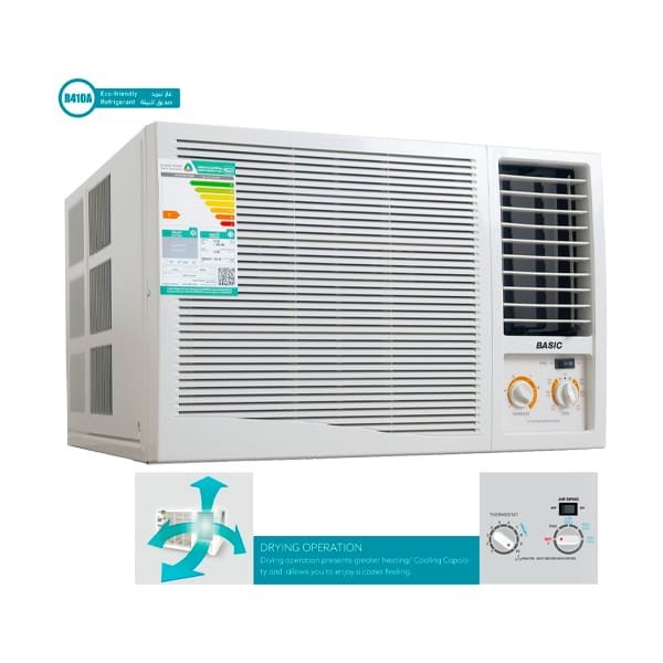 مكيف شباك بيسك ، 21800 وحدة ، بارد فقط - BWAC-H24CF