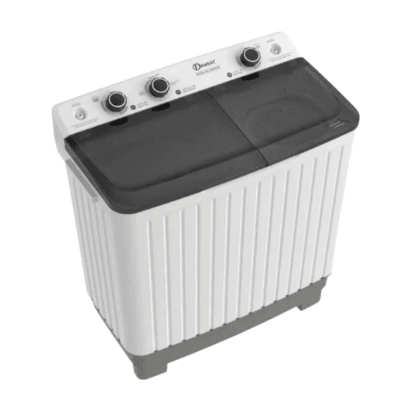 غسالة حوضين 5 كيلو دانسات سعة 5 كجم تشغيل هادئ لون أبيض - DAN5TW