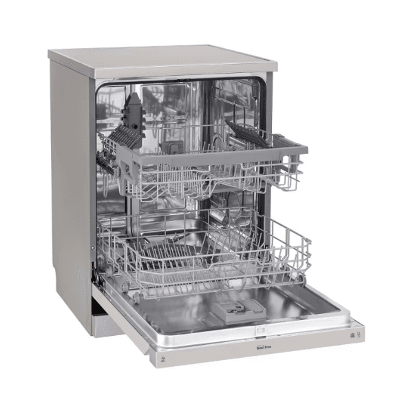 غسالة صحون 14 مكان LG بتقنية البخار والتشخيص الذكي فضي - DFB512FP - الصورة 3