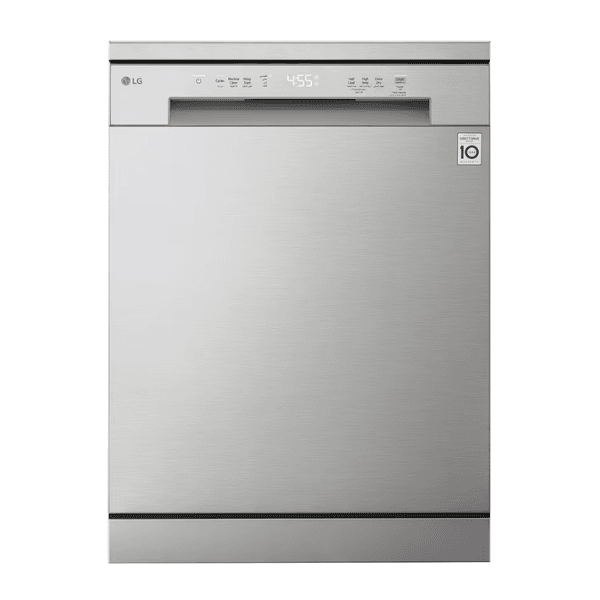 غسالة مواعين ال جي دورين سعة 14 مكان 5 برامج انفيرتر تيربو استيل واي فاي ™SmartThinQ كوري - DFC612FVE