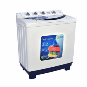 غسالة دانسات حوضين سعة 8 كجم تشغيل هادئ ابيض - DWT/DNW/8LW