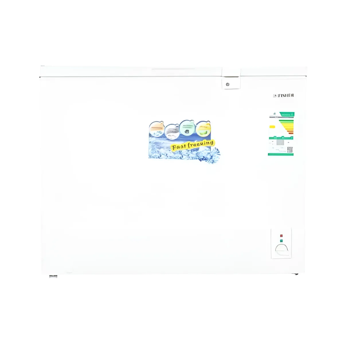 فريزر ارضي فيشر 9 قدم 254 لتر أبيض غاز تبريد R600a صديق للبيئة - FCF-260ML