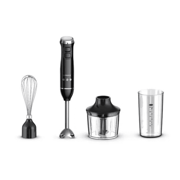 خلاط يدوي فيشر متعدد الوظائف 4 مهام متعددة 600 واط أسود - FHB-600M4A