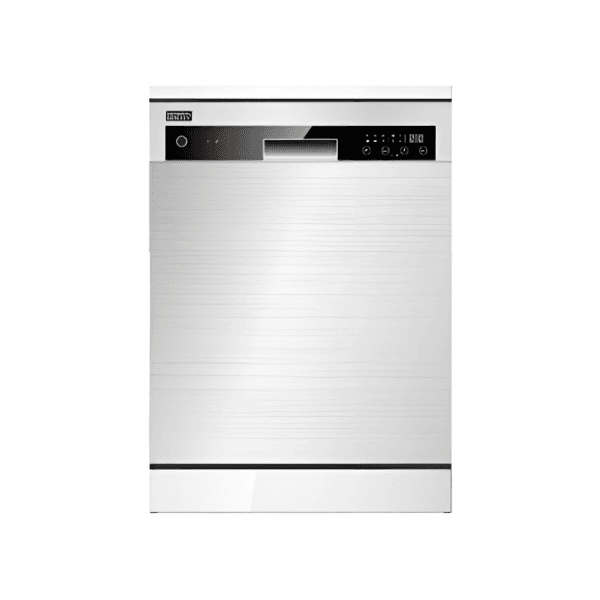 غسالة صحون 14 مكان جنرال جولدي 3 رفوف ، 7 برامج ، سلة ، تشغيل هادئ مقاوم للصدأ قفل أمان ستيل - GGDW1407S