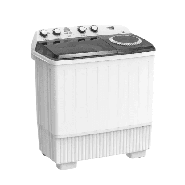 غسالة ملابس جنرال جولدي حوضين سعة 6 كجم تنشيف 3.5 كجم ابيض - GGWMTT06WB