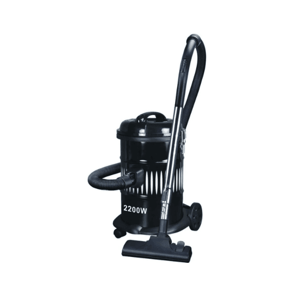 مكنسه برميل جنرال جولدي 21 لتر كفاءة عالية التحكم في قوة شفط مؤشر امتلاء الغبار قدرة 2200 وات اسود - GGVC2200