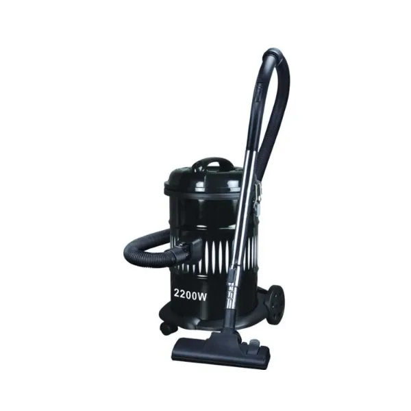 مكنسه برميل جنرال جولدي 21 لتر كفاءة عالية التحكم في قوة شفط مؤشر امتلاء الغبار قدرة 2200 وات اسود - GGVC2200