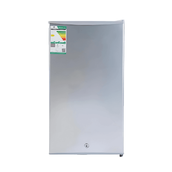 ثلاجة جنرال جولدي باب واحد 3.1 قدم سعة 89 لتر كفاءة استهلاك للطاقة فضي - GR89D1D