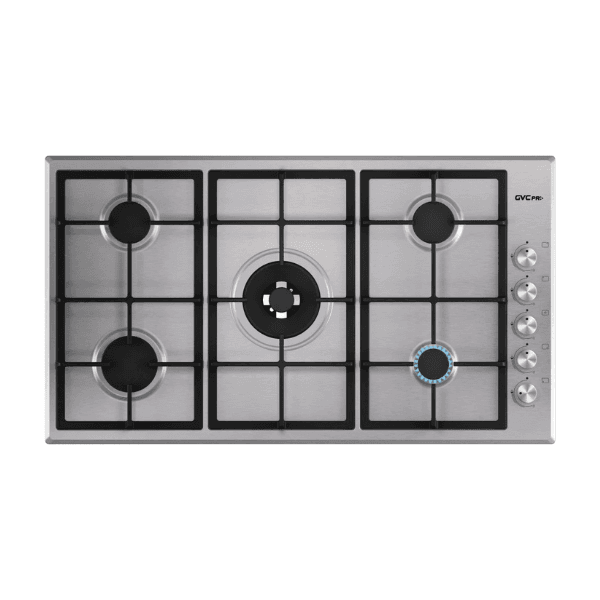 سطح بلت ان جي في سي برو 60*90 ستيل 5 عين غاز تحكم جانبي ايطالي - GVBI 90-HB