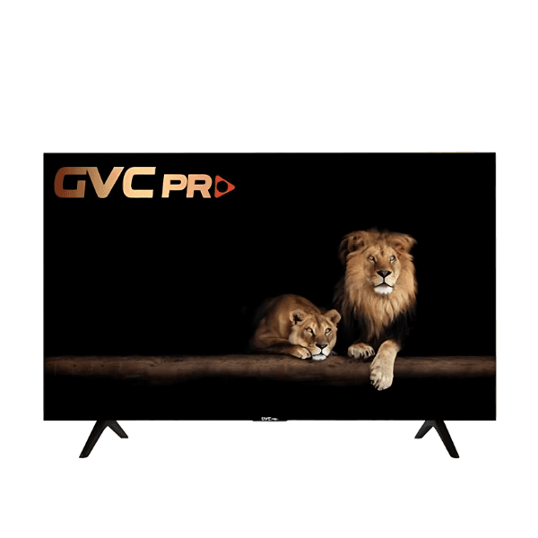شاشة 60 بوصة جي في سي برو رسيفر داخلي دقة 4k نظام اندرويد 13 - GVC-60TUS5100