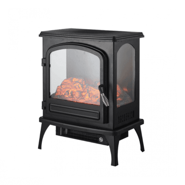 دفاية كهربائية ديكور جي في سي برو لون أسود بمفتاح تحكم جانبي – GVCHT-235