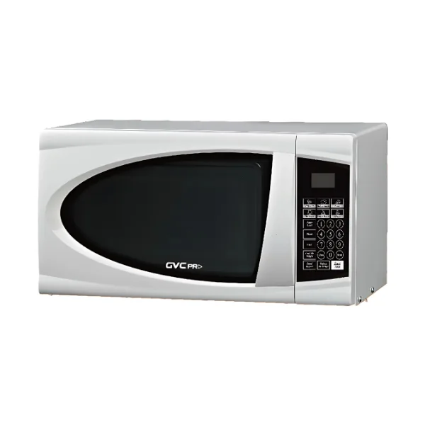 ميكروويف 25 لتر جي في سي برو سعة 25 لتر 900 وات مزود بـ 11 مستوى للطاقة فضي - GVMW-2526D