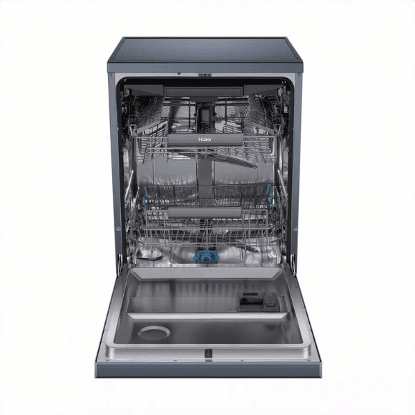 غسالة صحون هاير 8 برامج , 16 مكان لون فضي - HDWE16-46SC6SA - الصورة 2