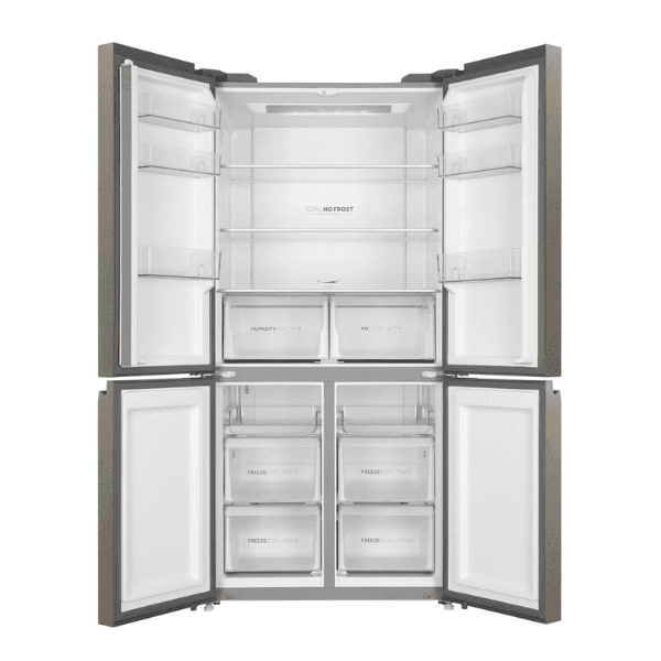 ثلاجة هاير 21 قدم دولابي 4 باب 585 لتر نوفروست انفرتر بلاتينيوم - HRF-700TS - الصورة 3