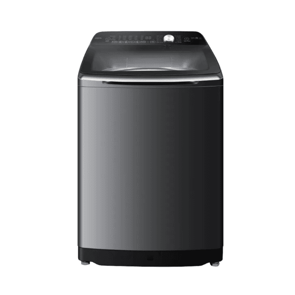 غسالة ملابس علوية هاير سعة 10 كجم 12 برنامج انفرتر فضي - HWM100-B1678S8