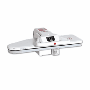 كاوية بخار كبس كي ام سي مقاس 40 بوصة ديجيتال مزودة بمفتاح تحكم بدرجات الحرارة أبيض - KMCCI-40D-10008