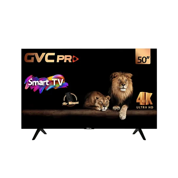 شاشة سمارت 50 بوصة جي في سي برو 4K ULTRA HD سمارت رسيفر داخلي اندرويد - LD-50TVUS
