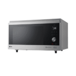 ⁦ميكروويف ال جي نيو شيف 39 لتر مع تقنية Smart Inverter للطهي السريع أسود وفضي - MJ3965ACS⁩ - الصورة ⁦2⁩