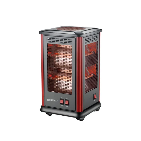 دفاية كوارتز ريبون – أشعة تحت حمراء 2000 وات IPX4 أسود – RE-7-041