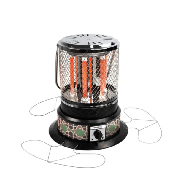 دفاية كهربائية كوارتز ريبون بقوة 2000 وات 3 مستويات تدفئة اسود -RE-7-091