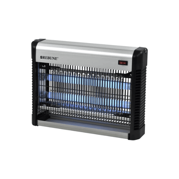 مصيدة ناموس كهربائية ريبون بالأشعة فوق البنفسجية 20 وات اسود وفضي - RE-7-097