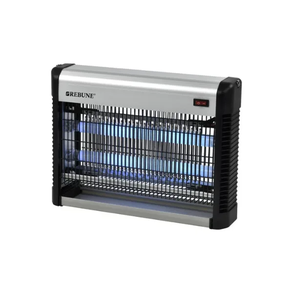 مصيدة ناموس كهربائية ريبون بالأشعة فوق البنفسجية 20 وات اسود وفضي - RE-7-097