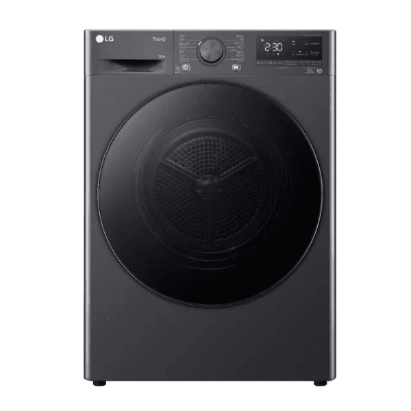 مجفف ملابس ال جي ١٠ كيلو مستشعر تجفيف Wi-Fi أسود - RH10V5MVTW