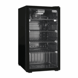 ثلاجة عرض صغيرة سرين باب واحد 3.2 قدم سعة 94 لتر لون أسود - SRBC-94DFB