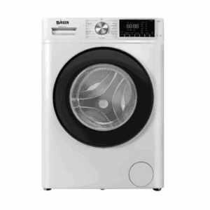 غسالة اتوماتيك فتحة امامية سرين 8 كجم، تنشيف 75% كفاءة في استهلاك الطاقة 15 برنامج أبيض - SRWM-8FW