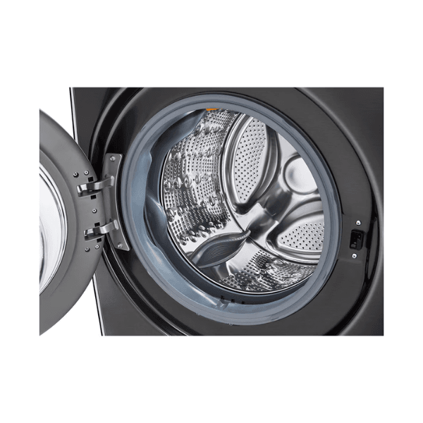 غسالة اتوماتيك ال جي أمامي 21 ك تنشيف 100% 12ك ThinQ™ أسود - WS2112BST - الصورة 4