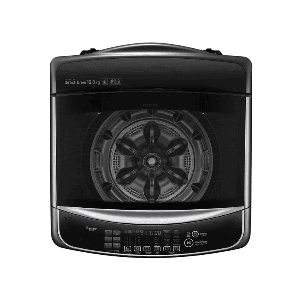 غسالة ال جي اتوماتيك تحميل علوي 16 كجم ™TurboWash3D والبخار لتنظيف استثنائي وتحكم ذكي عبر Wi-Fi - أسود - WTS16HHDK - الصورة 4