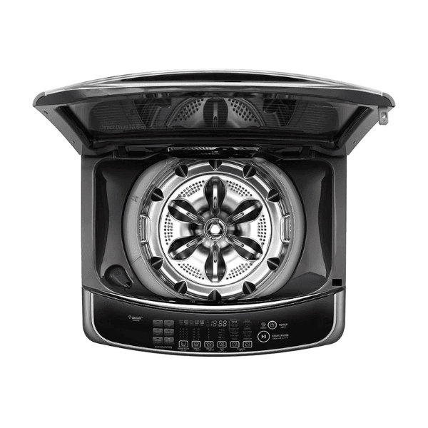 غسالة ال جي اتوماتيك تحميل علوي 16 كجم ™TurboWash3D والبخار لتنظيف استثنائي وتحكم ذكي عبر Wi-Fi - أسود - WTS16HHDK - الصورة 3