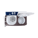⁦غسالة حوضين ال جي سعة 10.5 كجم مع تقنية Roller Jet Pulsator وتجفيف فعال أبيض - WTT1108OW⁩ - الصورة ⁦4⁩