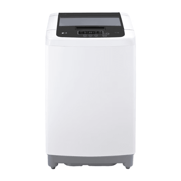 غساله ال جي 11 كيلو أوتوماتيك تحميل علوي محرك ذكي وتقنية ™TurboDrum لتنظيف عميق أبيض - WTV11BNW