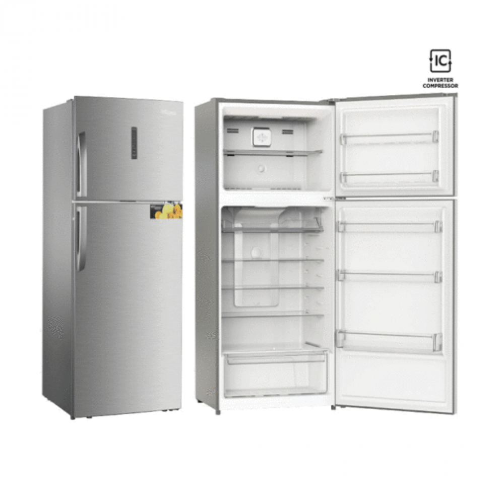 ثلاجة 19 قدم سوبر جنرال بابين 535 لتر مانع للتجميد استيل - KSGR 710i