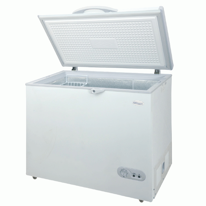 فريزر سوبر جنرال ٩ قدم 260 لتر 2 سلة تخزين داخلية أبيض- KSGF 322HM