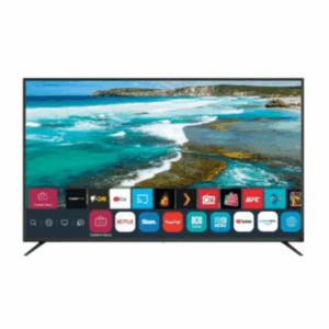 شاشة كي ام سي 50 بوصة LED سمارت 4K UHD تصميم بدون إطار مع نظام WebOS الذكي | K22M50298U