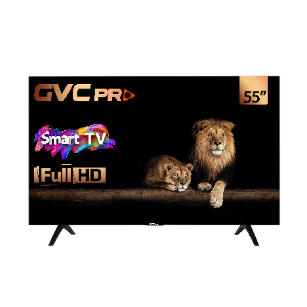 شاشة جي في سي برو 55 بوصة أندرويد رسيفر داخلي مدمج رؤية مريحة - GVC-55TUS5100
