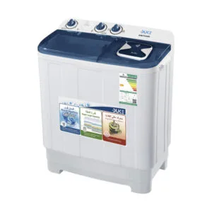 غسالة حوضين دوك بسعة 7 كجم باللون الأبيض - DWT750K