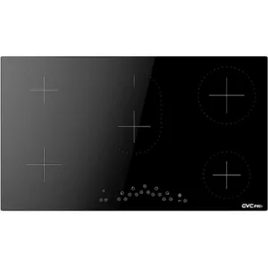 سطح كهربائي سيراميك 5 عيون GVC PRO اسود 90*60 تركي - GVTU-90CR 5