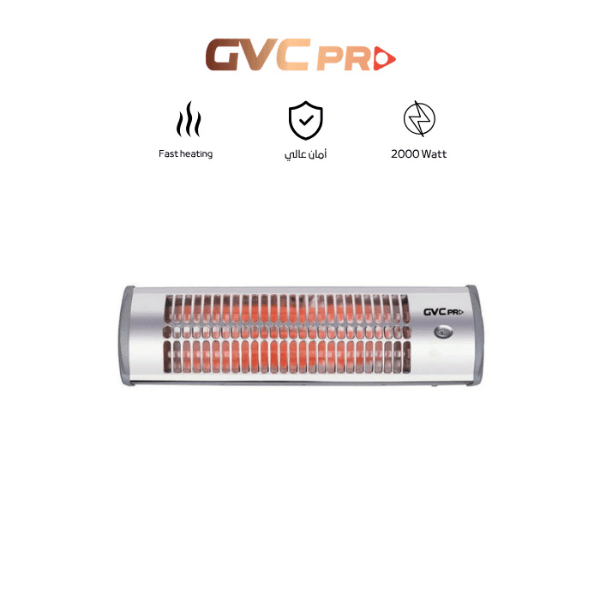 دفايه كهربائيه GVC PRO - مستطيل تصميم عصري تدفئة فعّالة - GVCHT-1802
