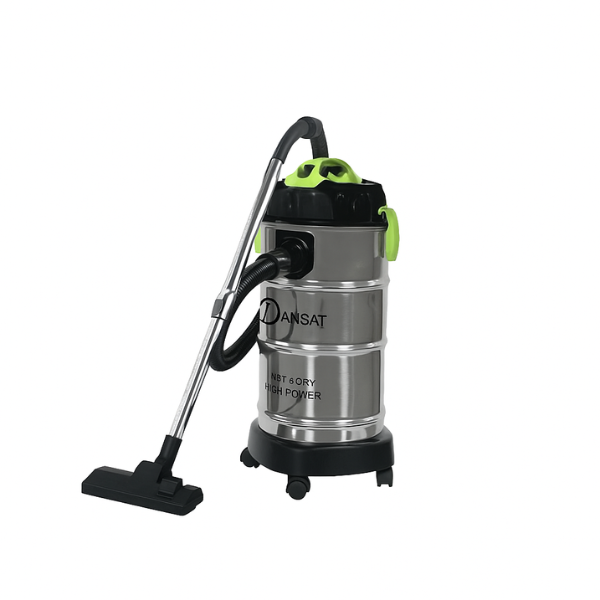 مكنسه دانسات برميل رطب جاف مؤشر امتلاء الخزان 1600 وات 25 لتر فضي واسود - DANVC1625