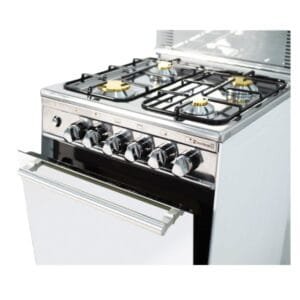 فرن تكنوجاز 55*55 سم 4 شعلات غاز ستيل - 2055